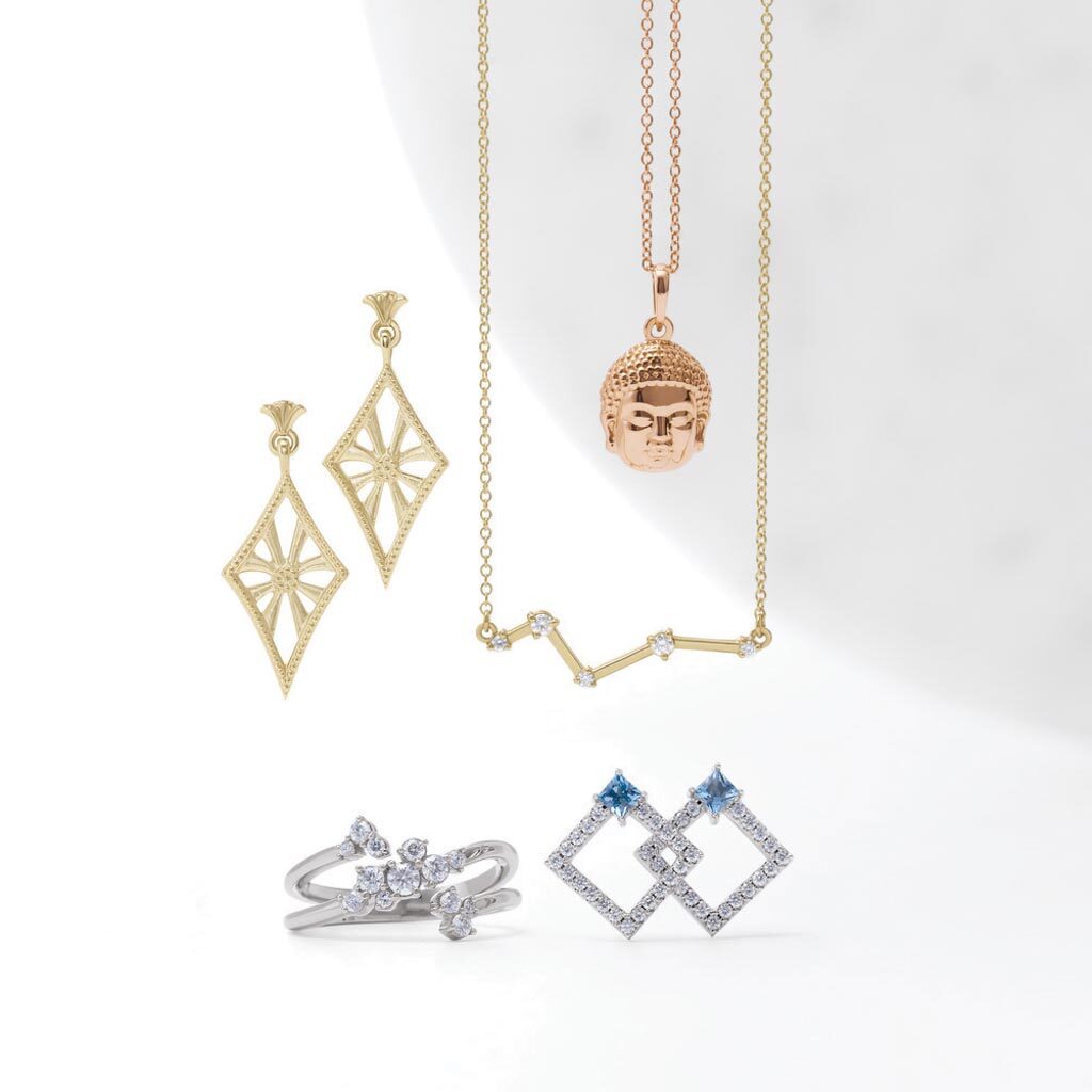 Religious, vintage-inspired, cluster and classic jewelry